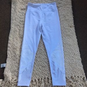 White Tribal Yoga Pants